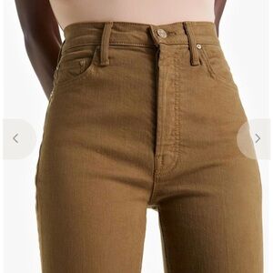 MOTHER High Rise Brown Jeans